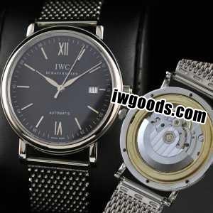 日付表示 新着 スイスムーブメント 3針  自動巻き  夜光効果  男性用腕時計 IWC クオーツ メンズ腕時計 www.iwgoods.com