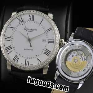高級腕時計 自動巻き スイスムーブメント  PATEK PHILIPPE パテックフィリップ  メンズ腕時計 www.iwgoods.com