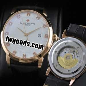 自動巻き スイスムーブメント  PATEK PHILIPPE パテックフィリップ  メンズ腕時計 www.iwgoods.com