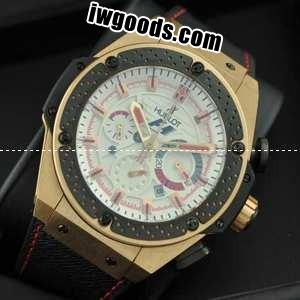 スイスムーブメンノ7750 Hublot ウブロ メンズ腕時計 F1 自動巻き 6針 日付表示  46MM ラバー ゴールド www.iwgoods.com