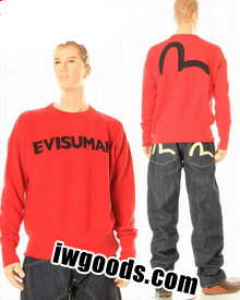 エヴィススーパーコピー　トレーナー　EVISU076 www.iwgoods.com