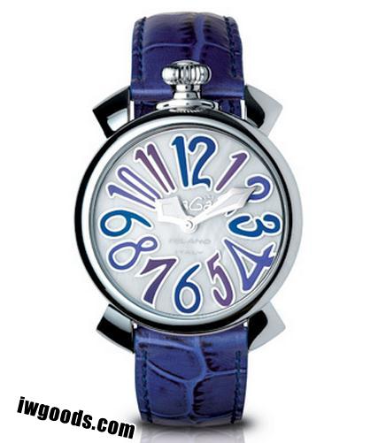 視認性を高めるガガミラノコピー  40mm ブルーレザー5020.3腕時計 www.iwgoods.com