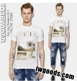 完売　個性派 2022春夏 DSQUARED2 ディースクエアード 半袖Tシャツ 2色可選 www.iwgoods.com