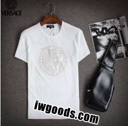 お買い物　 2022春夏 VERSACE ヴェルサーチ 半袖 Tシャツ 2色可選 www.iwgoods.com