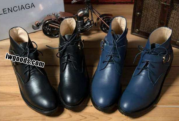 オシャレで注目作 2018 BALENCIAGA バレンシアガ ハイカット革靴 2色可選 www.iwgoods.com