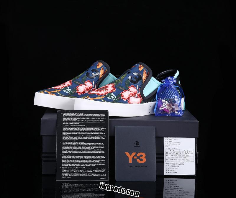 2018 Y-3 by Yohji Yamamoto Graphic Laver Slip-On スニーカー  フラット靴 足馴染みのいい スニーカー www.iwgoods.com