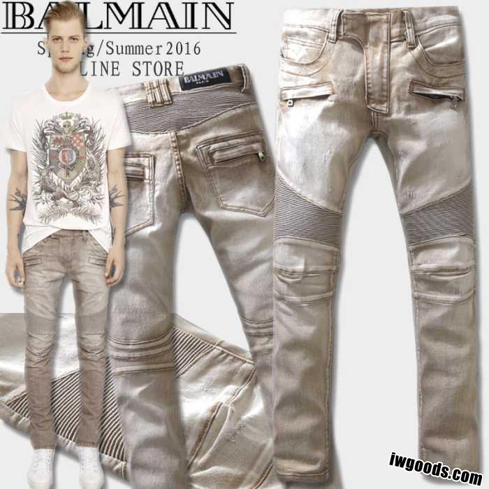 限定アイテム BALMAIN バルマン 洗練されたのジーンズ www.iwgoods.com
