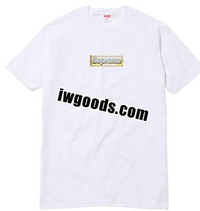 ハイグレードを与えるシュプリーム　新作のブリングロゴTシャツ　ホワイト.  www.iwgoods.com