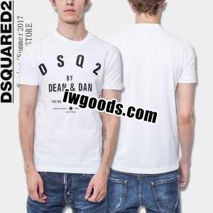 DSQUARED2 ディースクエアード2022春夏 半袖Tシャツ 大人の個性を。 2色可選 www.iwgoods.com
