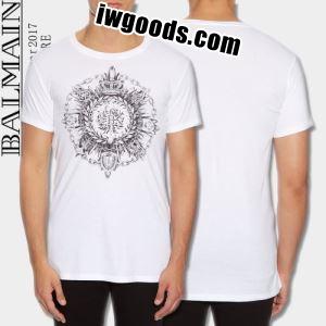 2018 半袖Tシャツ BALMAIN バルマン 2色可選 品質保証高品質 しわになりにくい www.iwgoods.com