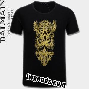 クールビズ BALMAIN バルマン 2色可選 半袖Tシャツ 2018 全国無料限定セール www.iwgoods.com