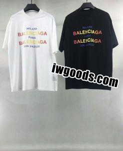2色可選 バレンシアガ BALENCIAGA 半袖Tシャツ 2018 人気 ランキング www.iwgoods.com