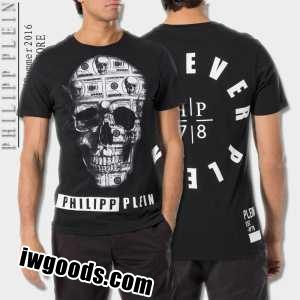 大人のオシャレに 2022春夏 PHILIPP PLEIN フィリッププレイン 半袖Tシャツ 2色可選 www.iwgoods.com