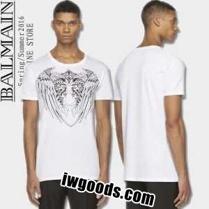存在感あるモデル　BALMAIN バルマン洗練された 半袖Tシャツ 多色 www.iwgoods.com