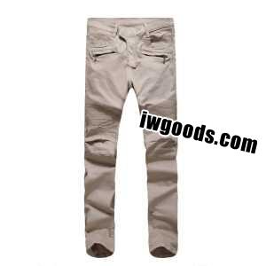 お買得  バルマンコピーBALMAIN  光沢や艶のあるジーンズ www.iwgoods.com