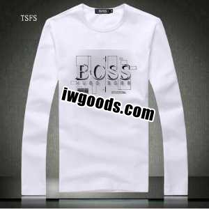 ユニークなデザインイン 2021秋冬 ヒューゴボス HUGO BOSS 長袖Tシャツ 2色可選 www.iwgoods.com