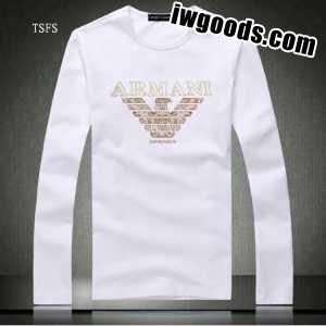 2021秋冬 アルマーニ 人気通販 ARMANI ランキング商品  長袖Tシャツ 2色可選 www.iwgoods.com