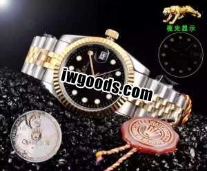 手元を華やかにロレックス ROLEX 愛用するシンプルな男女兼用腕時計 2色可選 www.iwgoods.com