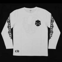 上質  スゴイ人気！2021秋冬 CHROME HEARTS クロムハーツ 長袖 T...