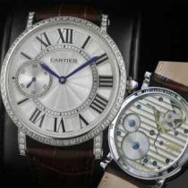 新着 半自動卷  CARTIER カルティエ 男性用腕時計 メードインジャパンクオーツ 2針  44mm  メンズ腕時計