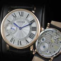 男性用腕時計 半自動卷  CARTIER カルティエ メードインジャパンクオーツ 2針  44mm  メンズ腕時計
