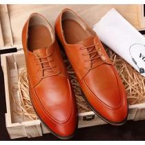 プラダコピー 紳士靴　レースアップ　ブラウン  PR275139-1