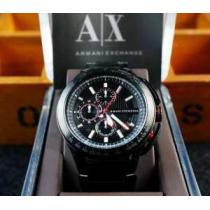 2019 モテるアイテム ARMANI アルマーニ 人気通販 ステンレスベルト 6針クロノグラフ 夜光効果 男性用腕時計