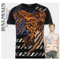 機能性の高いロゴ付き 2021春夏 BALMAIN バルマン 半袖Tシャツ 2色可選