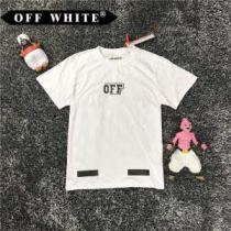 年度目引きアイテム オフホワイト OFF-WHITE 2019 見事 半袖Tシャツ 2色