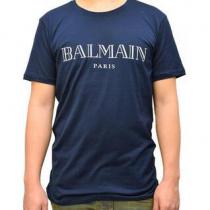 男女兼用 バルマン BALMAIN 無地 安いロゴプリント半袖Tシャツ16137590