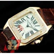 誕生日ギフト　CARTIER カルティエ　タンクアングレーズ　WT100013　SM 16444823 ダイヤモンドのライン 腕時計