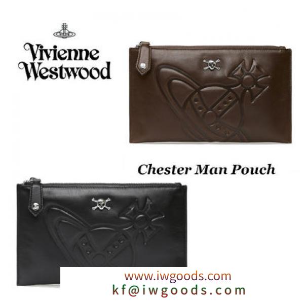 【Vivienne WESTWOOD ブランド 偽物 通販】 Chester Man ポーチ iwgoods.com:w2e0hh