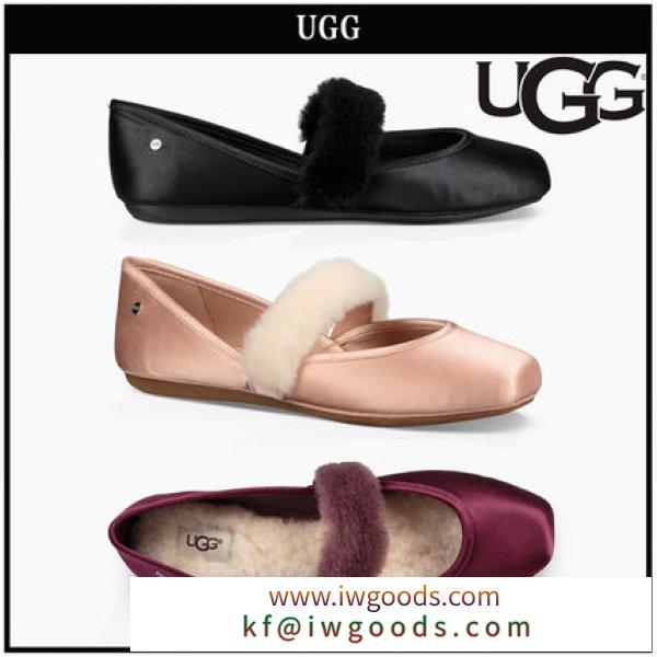 UGG 激安スーパーコピー アグ   1095089  バレエフラットシューズ   LENA FLUFF FLAT iwgoods.com:qofklw