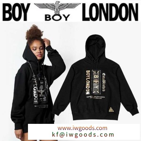 BOY LONDON ブランド コピー(ボーイロンドン ブランドコピー通販)★男女共用縦ロゴパーカー2色 iwgoods.com:3ad5or