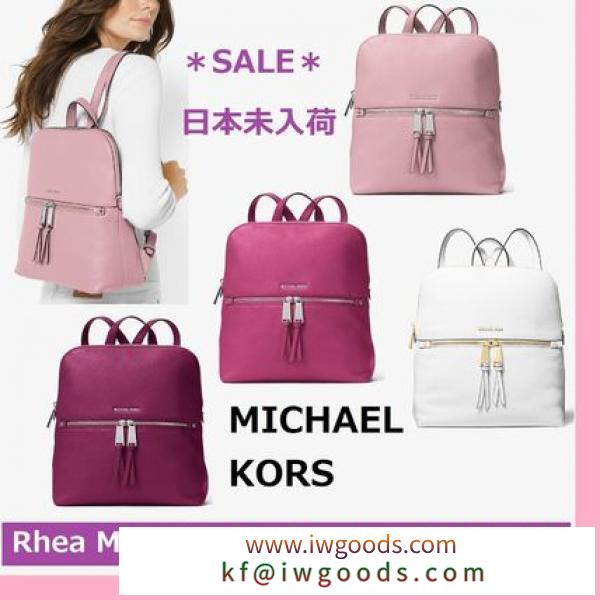 ◆MK◆Rhea Medium Slim Leather Backpack iwgoods.com:y3nya4