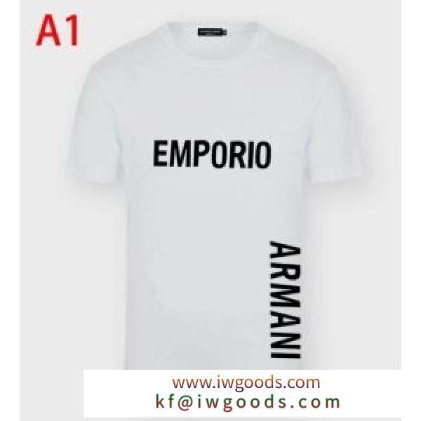 ARMANI アルマーニ Tシャツ 通販 最旬スタイルに合わせやすい限定新作 コピー メンズ 多色 シンプル ロゴ 通勤通学 セール iwgoods.com vSHfGj