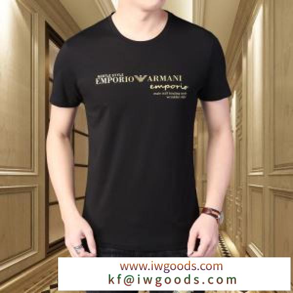 絶対に見逃せない 多色可選 半袖Tシャツ おしゃれに大人の必見 アルマーニ ARMANI 老舗ブランド iwgoods.com a8zOPz