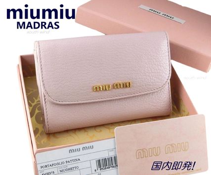 国内即発 MIUMIU スーパーコピー MADRAS コンパクト財布 mughetto 5MH373 ギフト iwgoods.com:6i7dgi-3