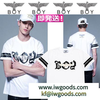 BOY LONDON ブランド コピー(ボーイロンドン スーパーコピー)STOCK SALES LOGO 半袖Tシャツ iwgoods.com:6flhyb-3