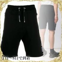 関税込◆Black cotton shorts with BALMAIN ブランドコピー logo iwgoods.com:s9n4gf