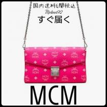 【MCM スーパーコピー】送料込ミリークロスボディバッグ ヴィセトス/NeonPin...