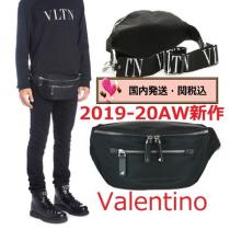 【関税込】VALENTINO ブランドコピー VLTN ベルトバッグ ロゴ ブラック...