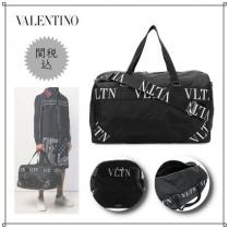 VALENTINO ブランドコピー》VLTN ボストンバッグ/ヴァレンティノ ブラン...