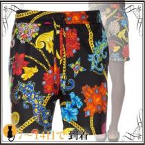 関税込◆Printed silk twill bermuda shorts iwgo...