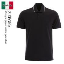 Z Zegna ブランド コピー piquet cotton polo shirt iwgoods.com:r3f9oi