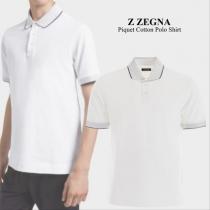 Z Zegna スーパーコピー　Piquet Cotton Polo Shirt iwgoods.com:d4d5wz