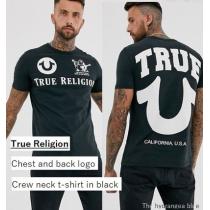 関送料込 True Religion 大人気  ロゴ入りクルーネックTシャツ iwgoods.com:i0ns52