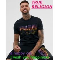 True Religion　真の刺繍入り昇華ロゴクルーネックTシャツ iwgoods.com:n8jrvv