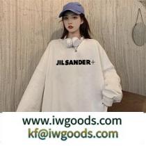 シンプル♡JIL SANDERパーカー激安ジルサンダースーパーコピー洋服オーバーサイズホワイト色 iwgoods.com SzayCm-1