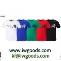 細身のシルエット 2022春夏 個性的なデザ 多色選択可 半袖Tシャツ フィリッププレインブランド コピー iwgoods.com iuu0vm